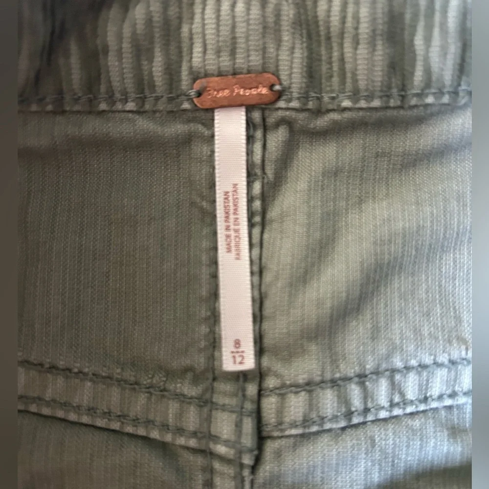 Free People Ray Cord mini skirt Size 8